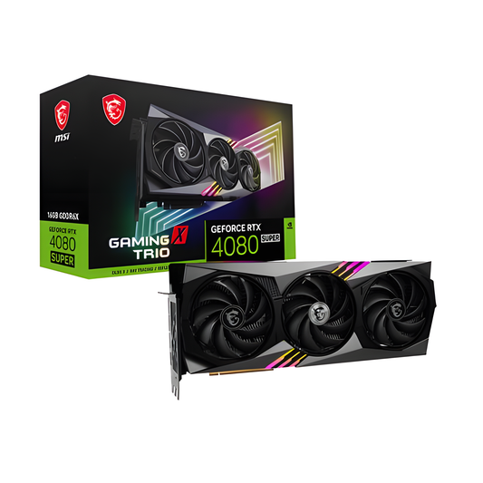 MSI GeForce RTX 4080 SUPER 16G GAMING X TRIO NVIDIA 16 GB GDDR6X