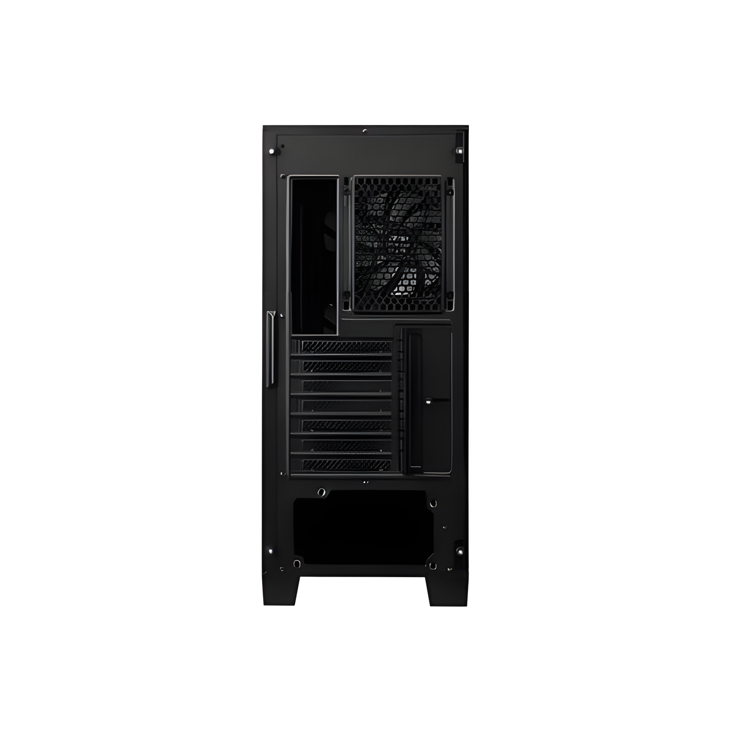 MSI MAG FORGE 320R AIRFLOW computerbehuizing Micro Tower Zwart, Transparant