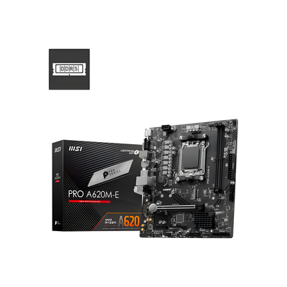 MSI PRO A620M-E moederbord AMD A620 Socket AM5 micro ATX