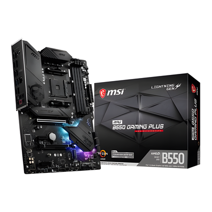 MSI MPG B550 Gaming Plus AMD B550 Socket AM4 ATX