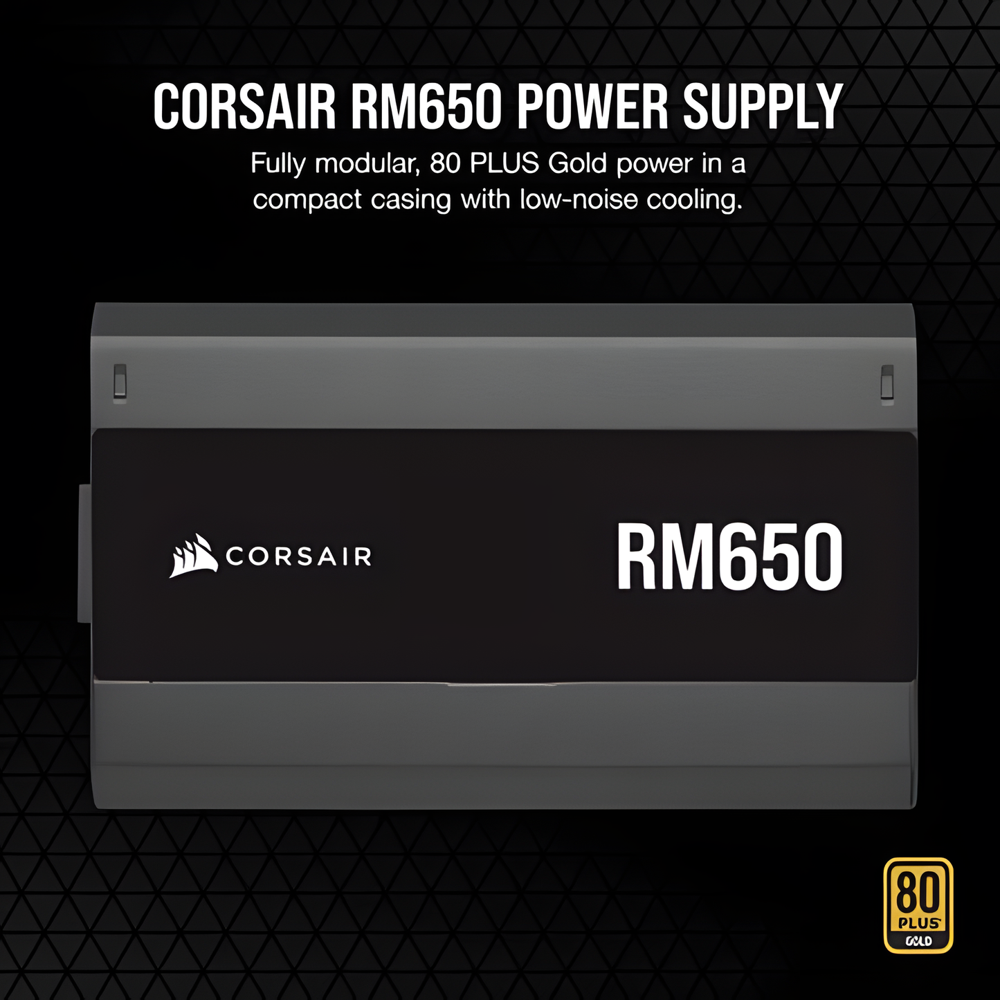 Corsair RM650 power supply unit 650 W 24-pin ATX ATX Zwart